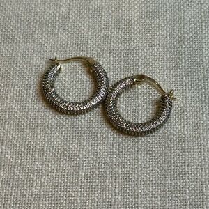 Baublebar Pave Hoop Earring Gold